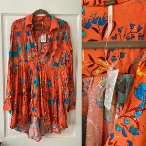 Free People Butterfly Fields Tunic